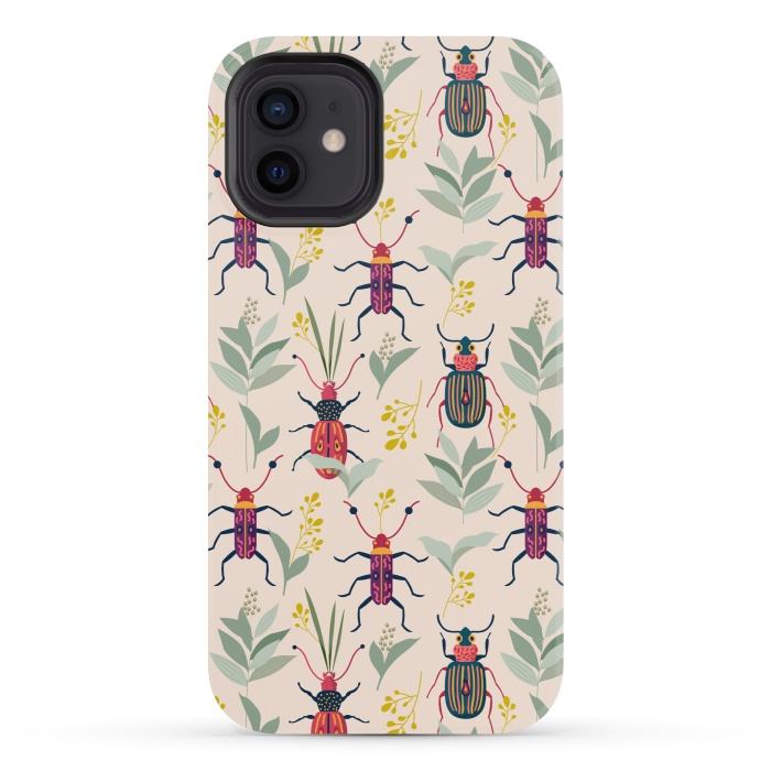 iPhone 12 mini StrongFit Summer Bugs by Uma Prabhakar Gokhale