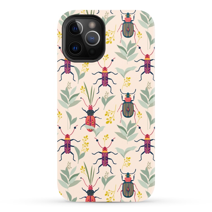 iPhone 12 Pro StrongFit Summer Bugs by Uma Prabhakar Gokhale
