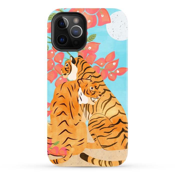 iPhone 12 Pro StrongFit Tiger Honeymoon by Uma Prabhakar Gokhale