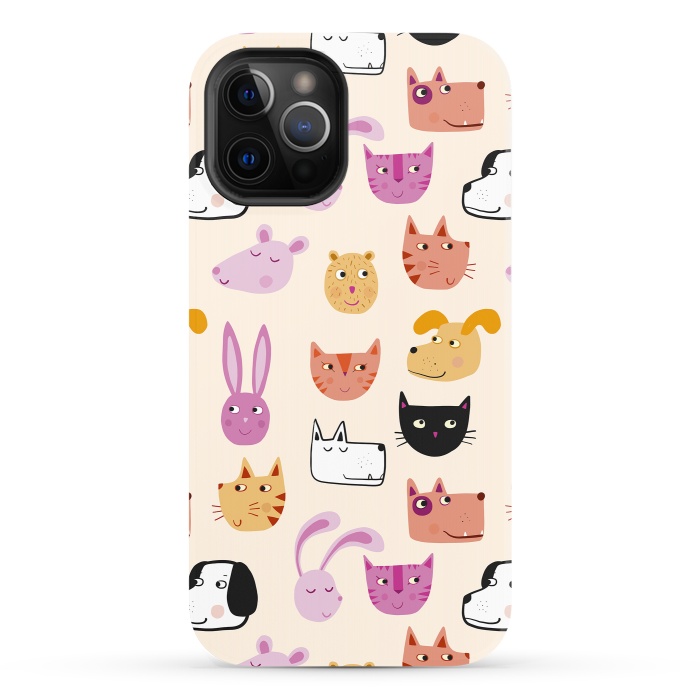 iPhone 12 Pro StrongFit All the Pets by Nic Squirrell