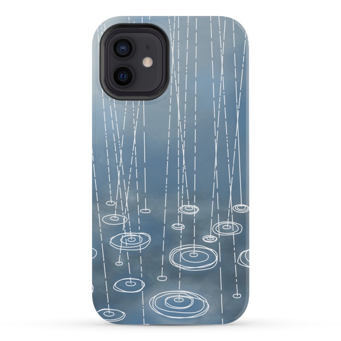 iPhone 12 mini StrongFit Another Rainy Day by Nic Squirrell