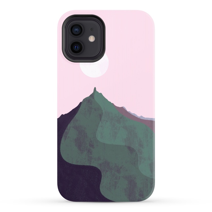 iPhone 12 StrongFit The  mauve sky peak by Steve Wade (Swade)