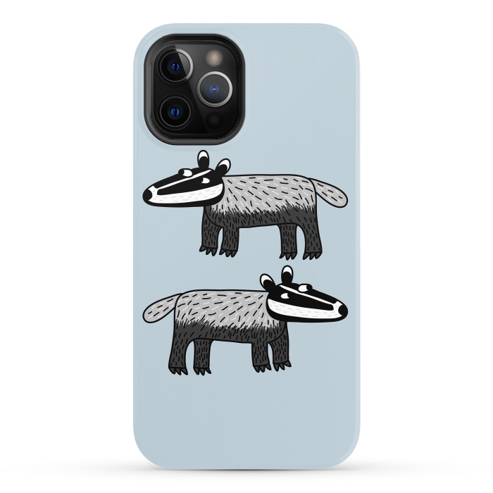 iPhone 12 Pro StrongFit Badgers by Nic Squirrell