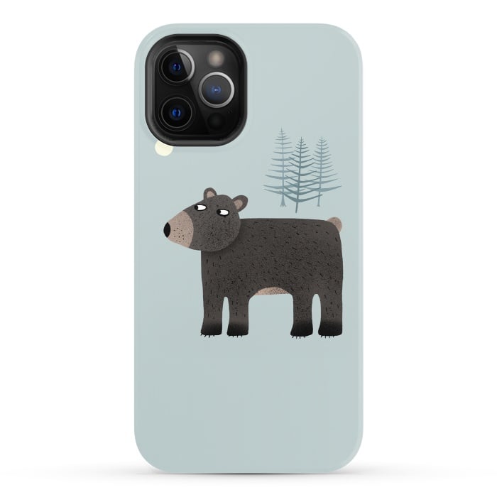 iPhone 12 Pro StrongFit The Bear, the Trees and the Moon by Nic Squirrell