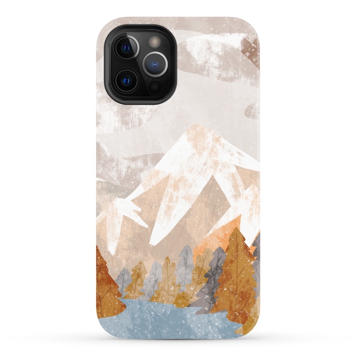 iPhone 12 Pro StrongFit A cold autumn land by Steve Wade (Swade)
