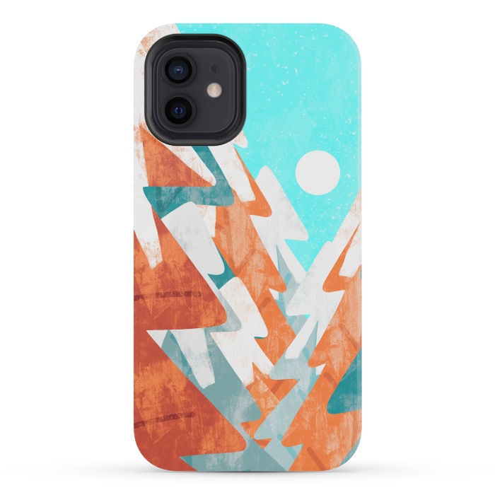 iPhone 12 mini StrongFit The colours of a winter forest by Steve Wade (Swade)