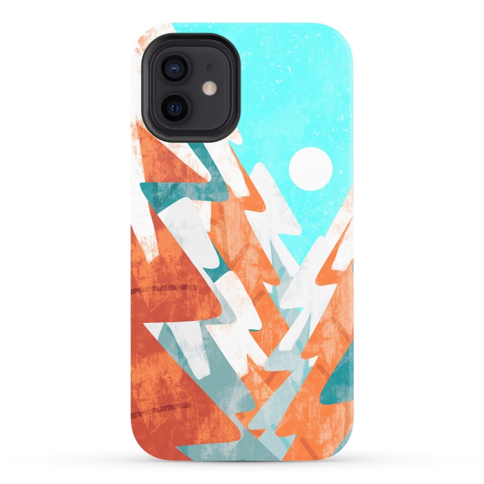 iPhone 12 StrongFit The colours of a winter forest by Steve Wade (Swade)