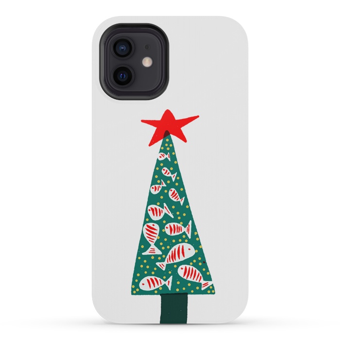 iPhone 12 mini StrongFit Christmas Tree 1 by Hanny Agustine