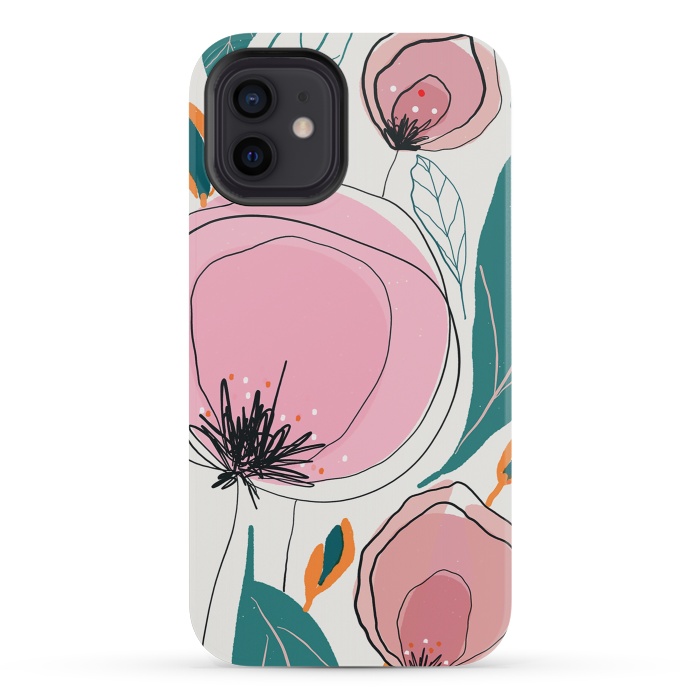 iPhone 12 mini StrongFit Cotona Florals by Hanny Agustine