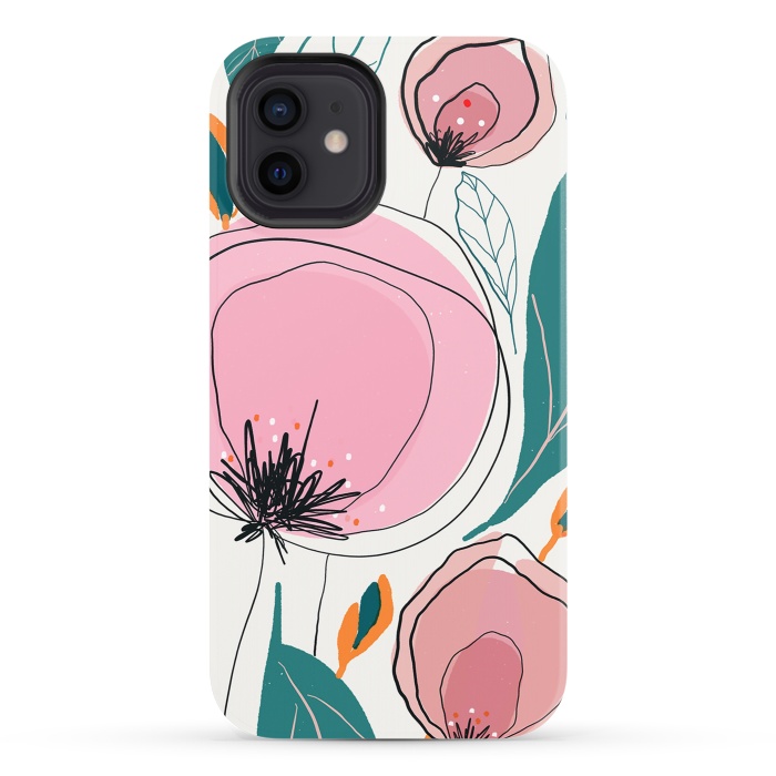 iPhone 12 StrongFit Cotona Florals by Hanny Agustine