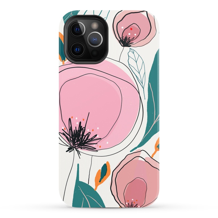 iPhone 12 Pro StrongFit Cotona Florals by Hanny Agustine