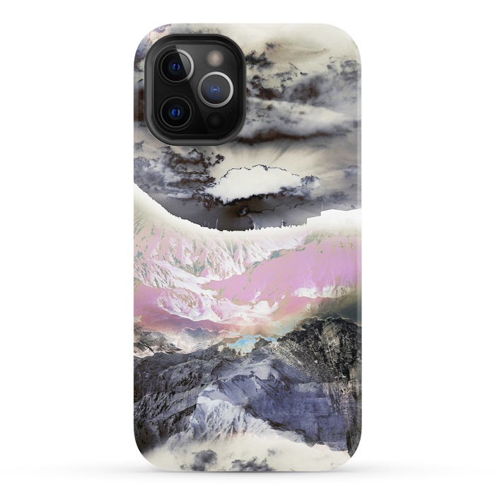 iPhone 12 Pro StrongFit Mountain landscape digital art by Oana 