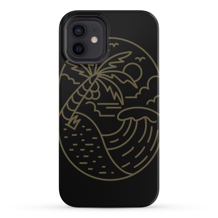 iPhone 12 mini StrongFit Great Wave by Afif Quilimo