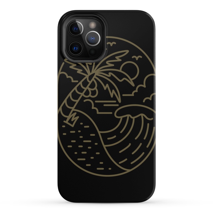 iPhone 12 Pro StrongFit Great Wave by Afif Quilimo