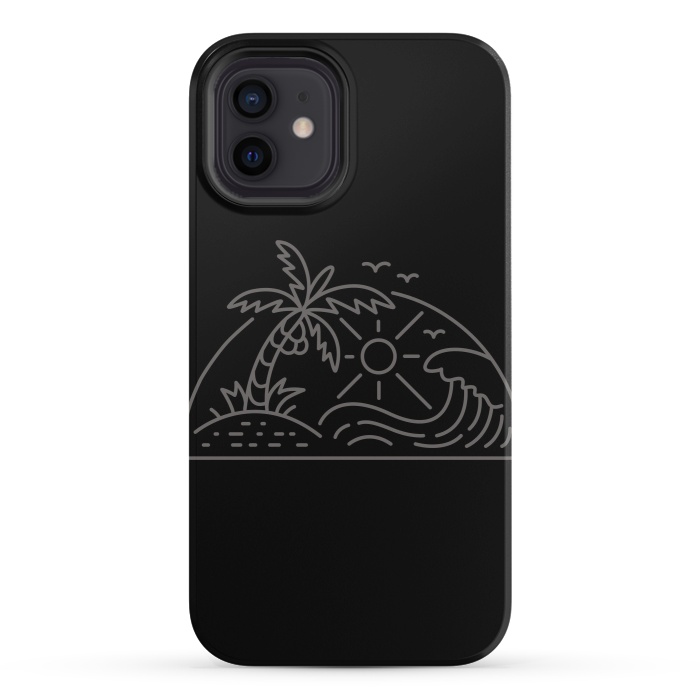 iPhone 12 mini StrongFit Sun & Wave by Afif Quilimo