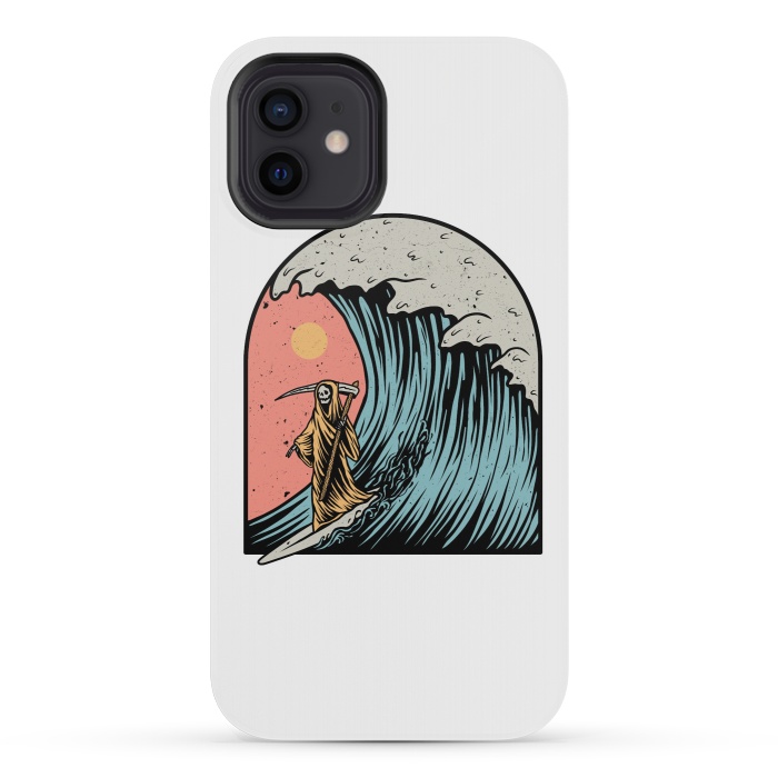 iPhone 12 mini StrongFit Wave Conqueror by Afif Quilimo