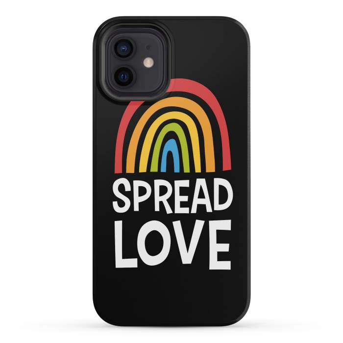 iPhone 12 mini StrongFit Spread Love by Majoih
