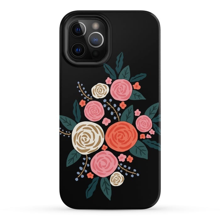 iPhone 12 Pro StrongFit Rose Bouquet by Hanny Agustine