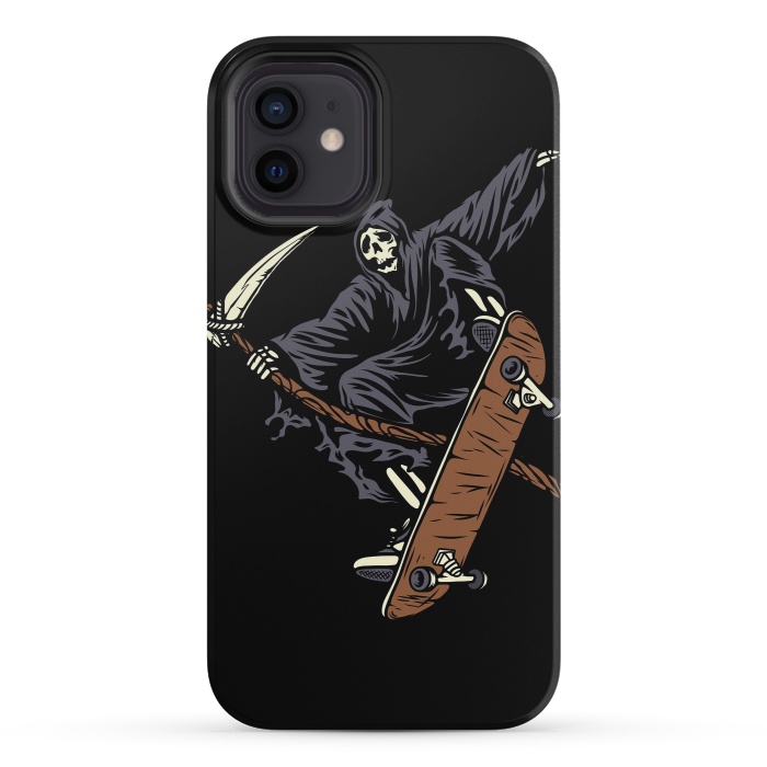 iPhone 12 mini StrongFit Skate Reaper by Afif Quilimo
