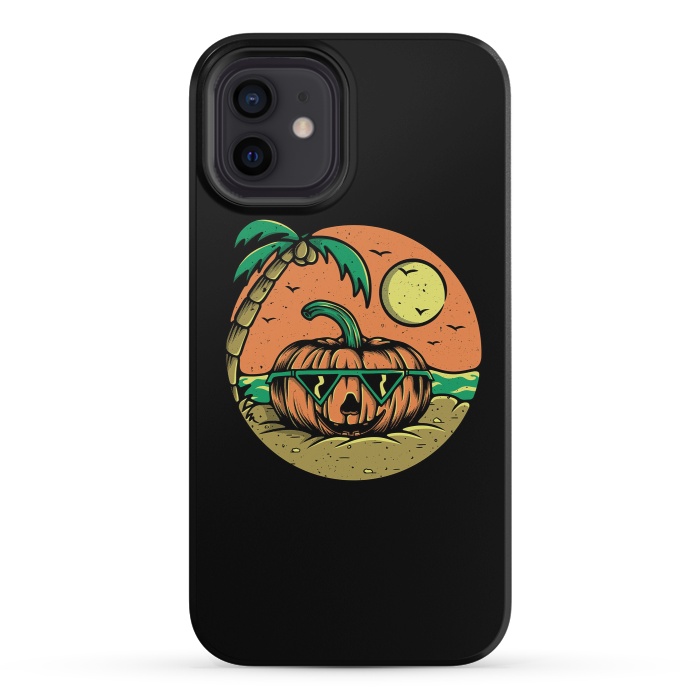 iPhone 12 mini StrongFit Pumpkin Summer by Afif Quilimo