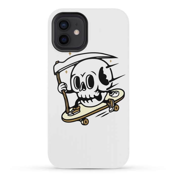 iPhone 12 mini StrongFit Skullboading by Afif Quilimo
