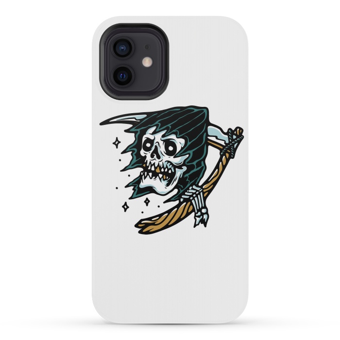 iPhone 12 mini StrongFit Grim Reaper Tattoo by Afif Quilimo
