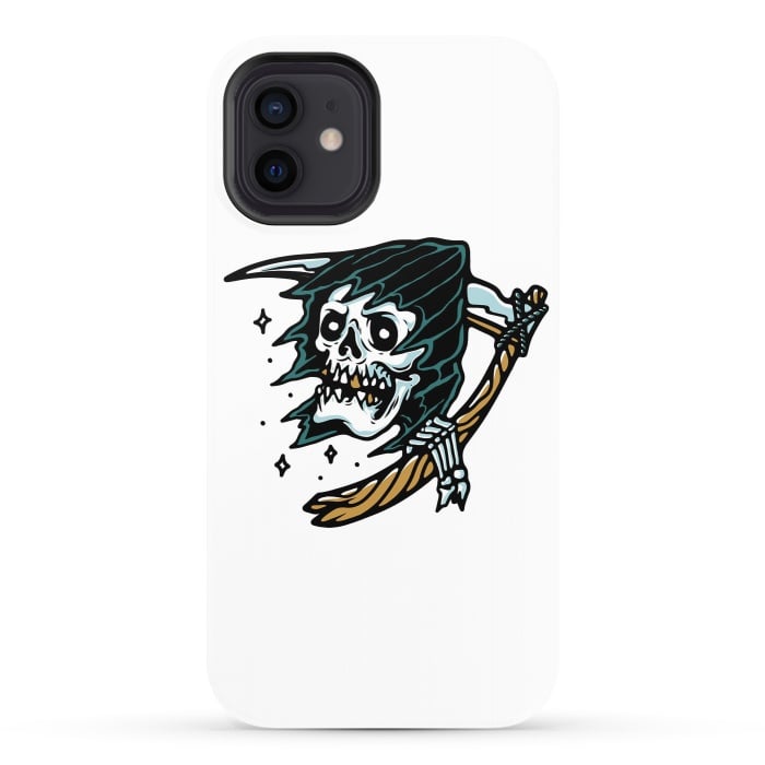 iPhone 12 StrongFit Grim Reaper Tattoo by Afif Quilimo