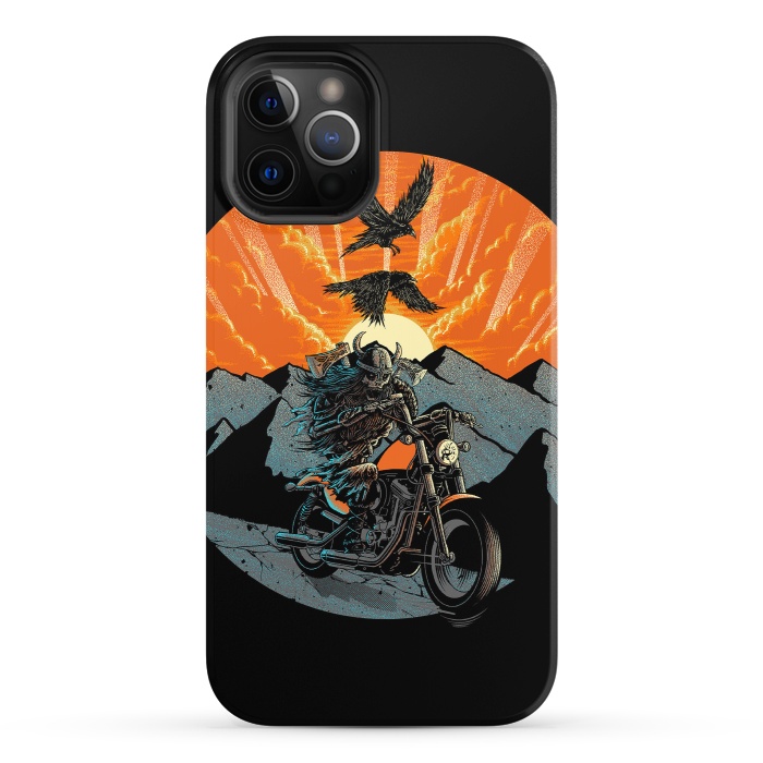 iPhone 12 Pro StrongFit Viking Rider by Afif Quilimo