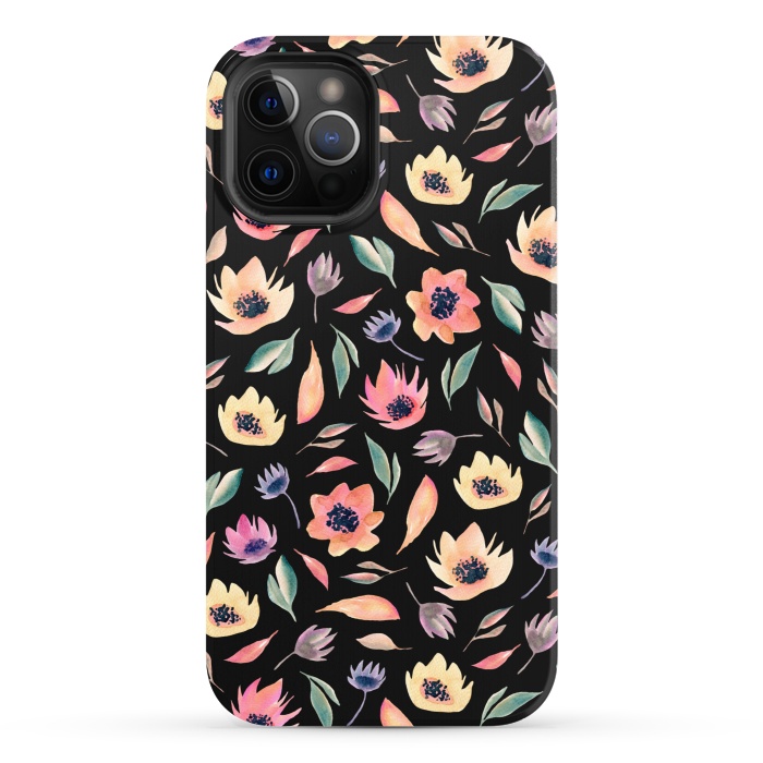 iPhone 12 Pro StrongFit Floral pattern by Julia Badeeva