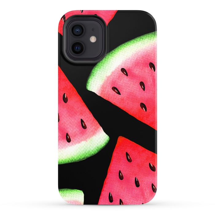 iPhone 12 StrongFit Watermelon by Julia Badeeva