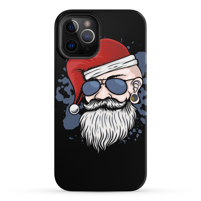 iPhone 12 Pro StrongFit funny santa claus by haroulita