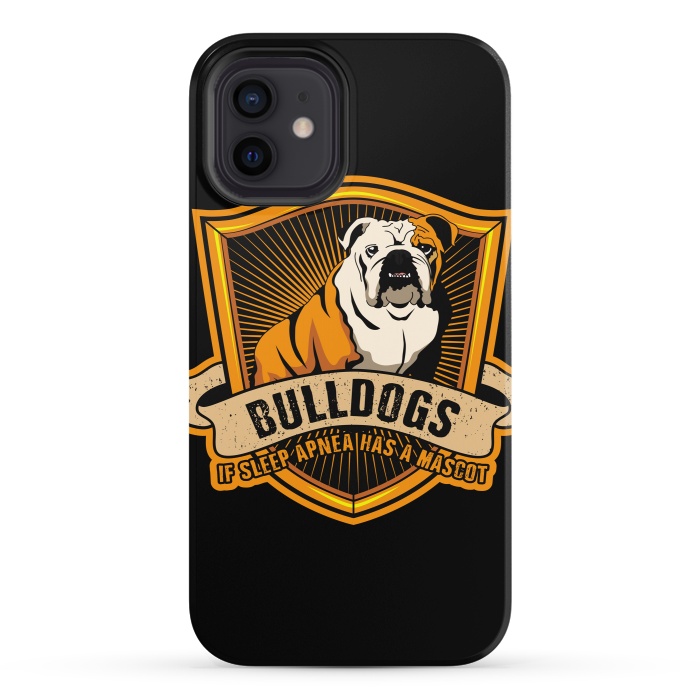 iPhone 12 StrongFit bulldog by haroulita