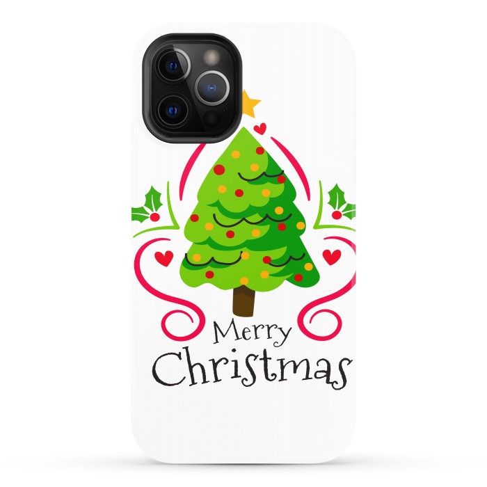 iPhone 12 Pro StrongFit merry xmas tree by haroulita