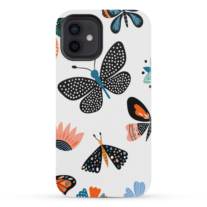 iPhone 12 mini StrongFit butterflies c by haroulita