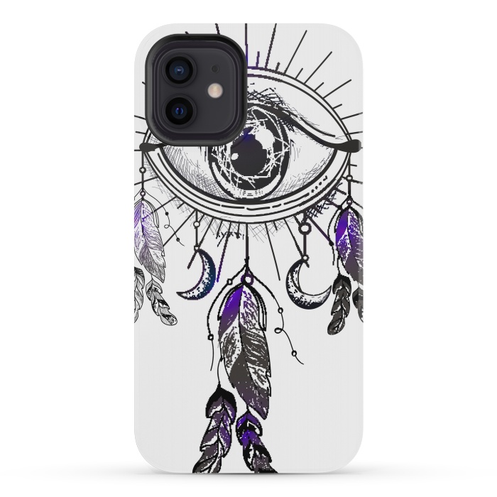 iPhone 12 mini StrongFit dreamcatcher eye by haroulita