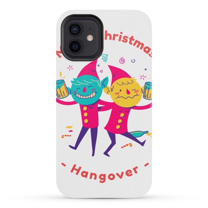 iPhone 12 mini StrongFit christmas hangover by haroulita