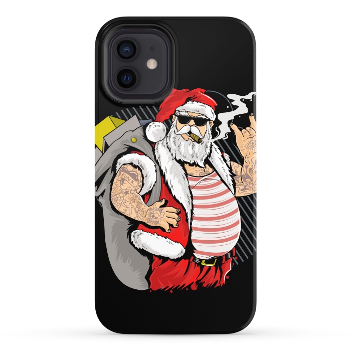 iPhone 12 StrongFit funny santa x by haroulita
