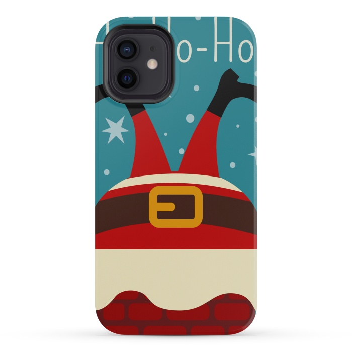 iPhone 12 mini StrongFit cute funny santa by haroulita