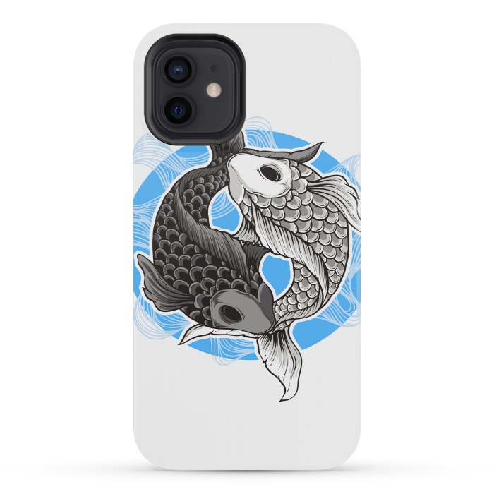 iPhone 12 mini StrongFit koi fish by haroulita