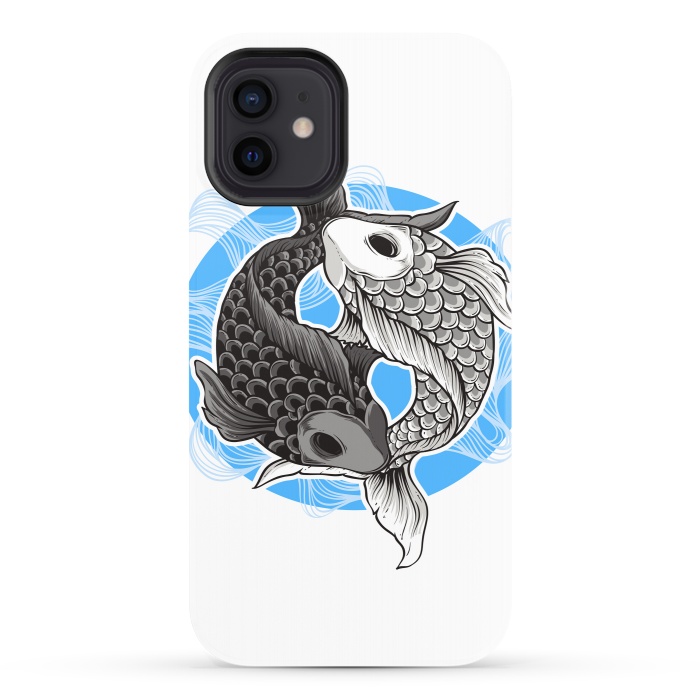 iPhone 12 StrongFit koi fish by haroulita