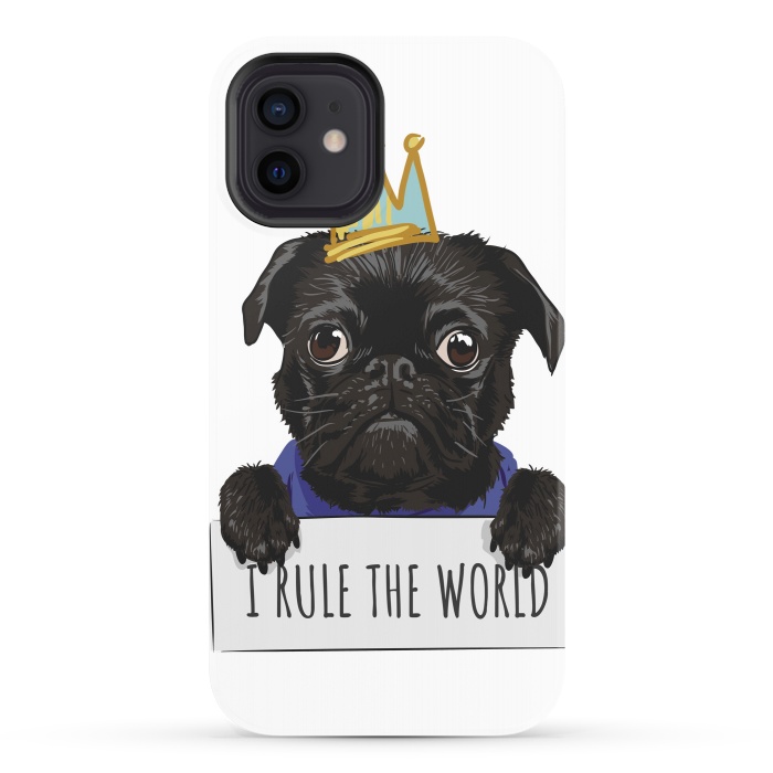 iPhone 12 StrongFit pug by haroulita