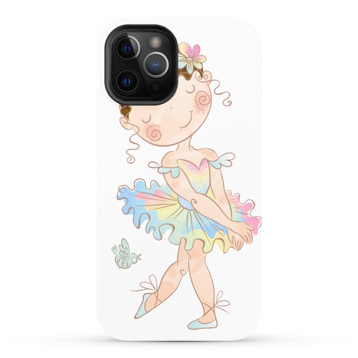 iPhone 12 Pro StrongFit shy ballerina by haroulita