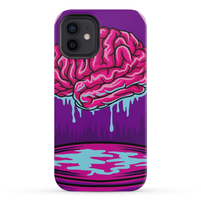 iPhone 12 mini StrongFit brain by haroulita