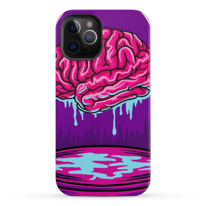 iPhone 12 Pro StrongFit brain by haroulita