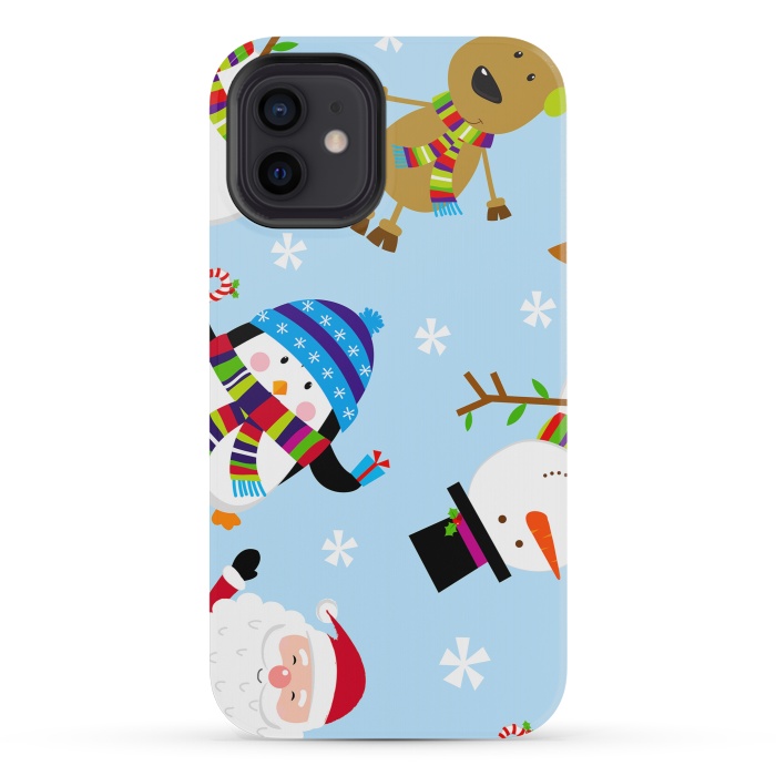 iPhone 12 mini StrongFit xmas characters by haroulita