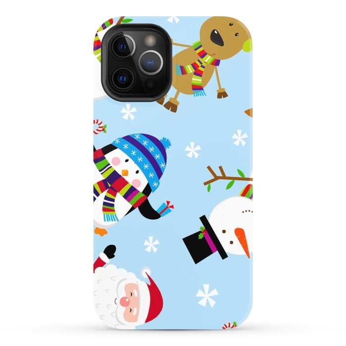 iPhone 12 Pro StrongFit xmas characters by haroulita