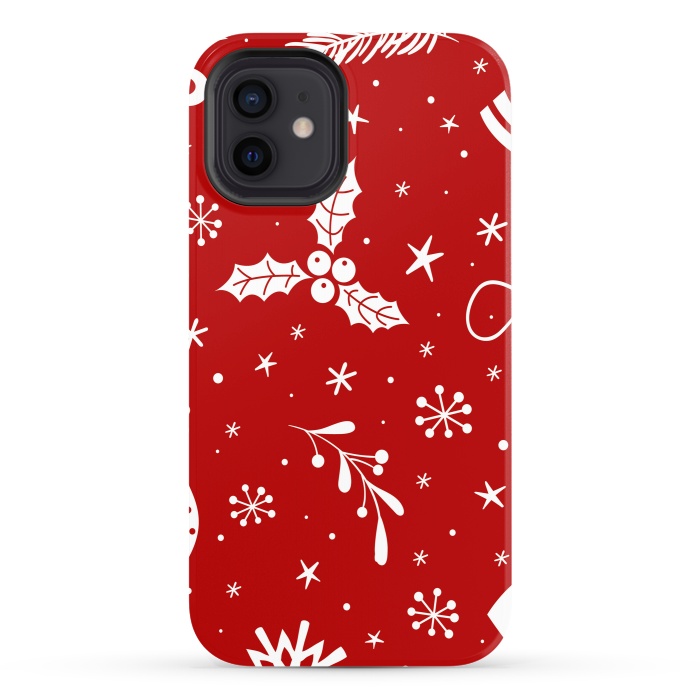 iPhone 12 StrongFit christmas pattern by haroulita