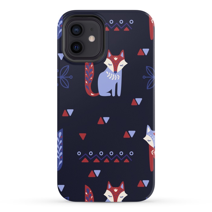 iPhone 12 StrongFit cute fox by haroulita
