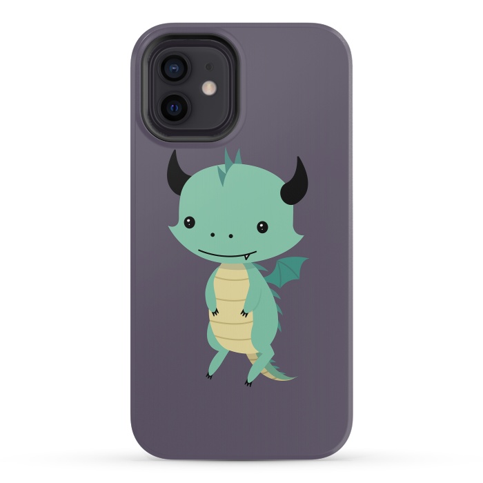 iPhone 12 mini StrongFit Cute dragon by Laura Nagel