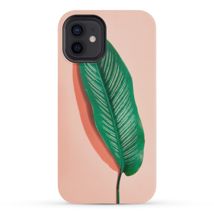 iPhone 12 mini StrongFit Green leaf  by Winston